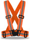 zojo Reflective Vest - Lightweight, Adjustable & Elastic for High Visibility Running, Jogging, Walking, Cycling (Neon