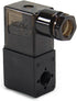 Fielect DC 24V Pneumatic Solenoid Valve Coil Electric Air Valve Replacement Parts, Plug Connector