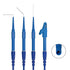 Test Lead Kit 25pcs Alligator Clip to 4mm Banana Plug Test Probe Kit for Automotive Repair Diagnosis Tools