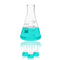1000ML Glass Erlenmeyer Flask Set, 3pcs Narrow Mouth Graduated Conical Flask with Marking Spot, Borosilicate Glass