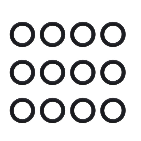 Othmro 12pcs Nitrile Rubber O-Rings, 2mm Wire Dia, 12mm OD, Black Washers for Oil or Air Sealing