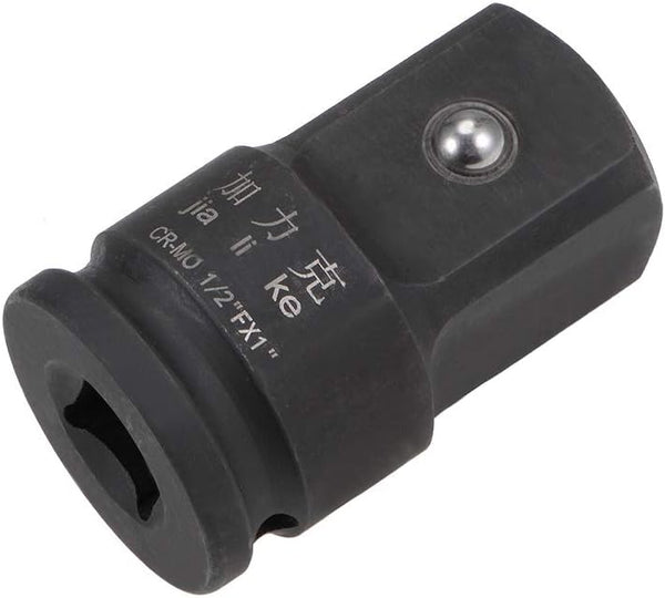uxcell 1/2" Drive (Female) x 1" (Male) Impact Socket Adapter for Air Impact Wrenches, Breaker Bars, Ratchets