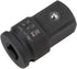 uxcell 1/2" Drive (Female) x 1" (Male) Impact Socket Adapter for Air Impact Wrenches, Breaker Bars, Ratchets