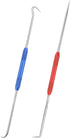 2 Pcs Metal Scribe Tool, Double Pointed Scriber Hook and Pick Set, 8.3 Inch Long Marking Tools for Welding