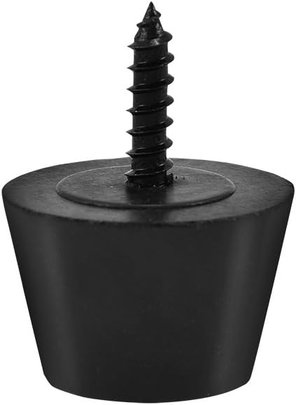 Zerone Guitar Speaker Rubber Feet - 4 Pair/8 Pcs #5 30x20mm Anti-Vibration Pads with Screw for Guitar Amplifier