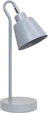 Simple Designs LD1079-GRY 16" Sleek Essentials Metal Looped Desk Task Lamp with