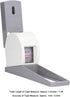 Portable Height Measuring Meter, Wall Mounted Retractable Height Meter for Body Growth Stature Altimeter 2.2m