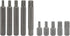 10078A Set 11 12 NEIKO XZN Triple Square Spline Bit Socket | Piece Long and Short | Point | CrV Steel