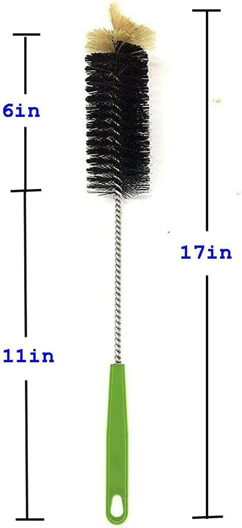 Bottle Brush with Bendable Long Handle, Cleaner for Baby Bottles, Water Bottles, and Home Kitchen Sink