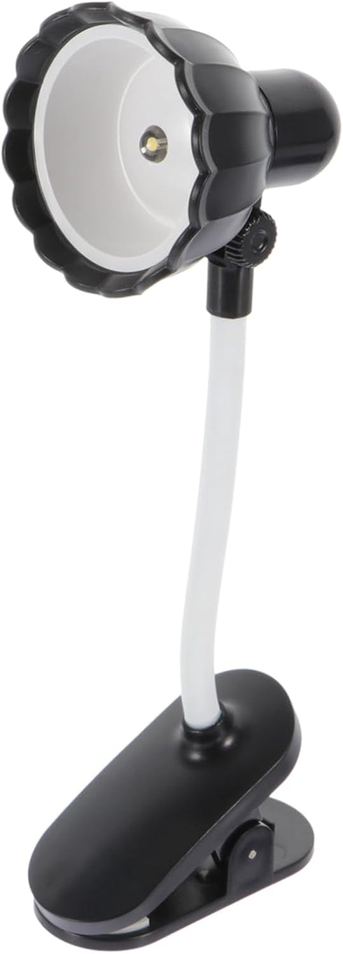 VOSAREA Mini Clip LED Desk Lamp Delicate Micro Clamp Light for Reading