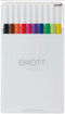 Emott Fineliner Pen Set #1, 10 Assorted Colors
