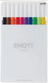 Emott Fineliner Pen Set #1, 10 Assorted Colors