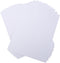 MasterVision Pack of 10 Magnetic Data Card Replacement Paper Inserts, 8.5" x 1" for Labeling Shelving