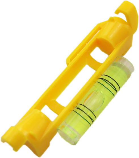 8PCS Mini Bubble Level 75x12.5mm Plastic Line Level Measurement Tool for Convenient Hanging, Suitable for Masonry,