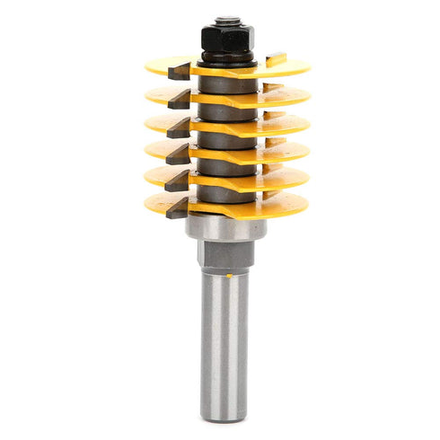 1/2 Inch Finger Joint Router Bit, Shank Glue Joint Router Bit Woodworking Milling Cutter for DIY Door Table Cabinet