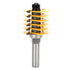 1/2 Inch Finger Joint Router Bit, Shank Glue Joint Router Bit Woodworking Milling Cutter for DIY Door Table Cabinet