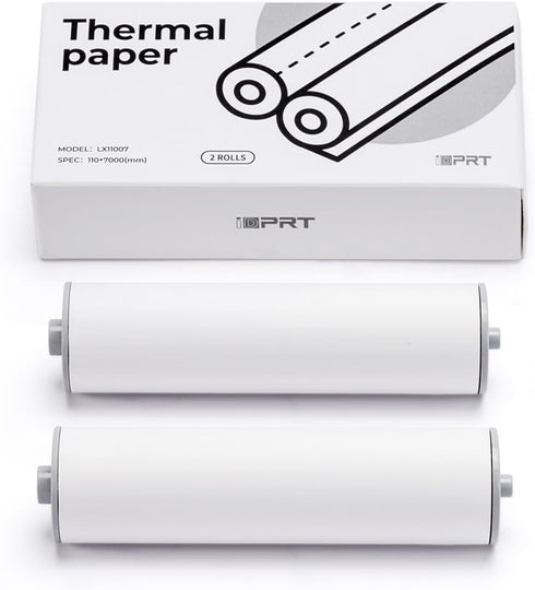 iDPRT A4 Thermal Paper, 2 Rolls, 8.3 x 11.7 Inch, Compatible with MT890/HPRT MT810/M08F, BPA Free