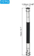 PATIKIL Pencil Extenders, 12 Pack Metal Dual Head Adjustable Pencil Holder Extender for Artists Drawing Shading, Black by PATIKIL