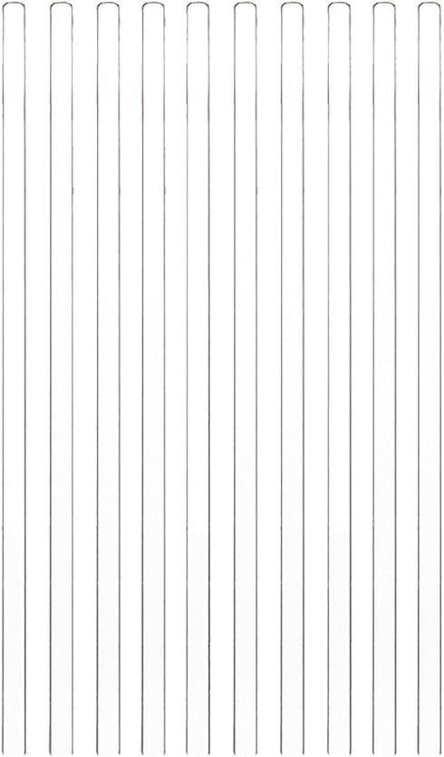 10 Pcs 200mm Glass Stir Sticks, Lab Stirring Rods for Beverage Coffee Cocktail Mixing, Kitchen Use