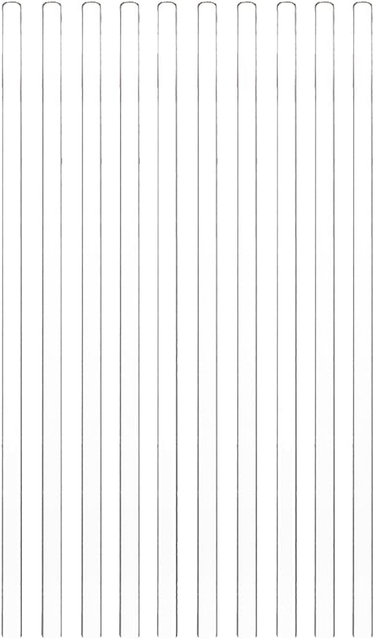 10 Pcs 200mm Glass Stir Sticks, Lab Stirring Rods for Beverage Coffee Cocktail Mixing, Kitchen Use