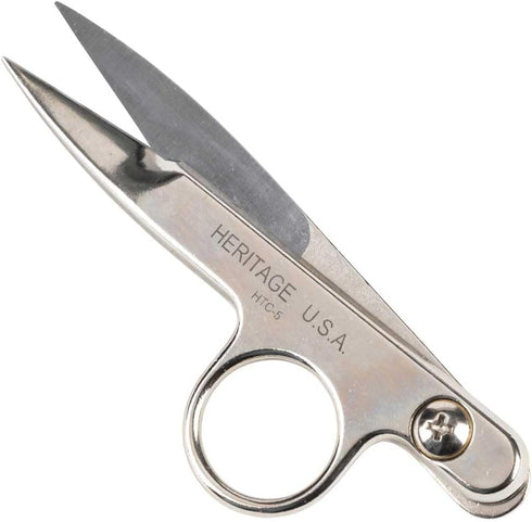 Klein Tools HTC5 4-1/2-Inch Scissors, Threadclip with Spring Action for Automatic Opening, Made in USA