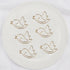Cute Gold Bird Shape Paper Clips, 50 Pcs Creative Decoration Animal Shaped Paperclip for Organizing