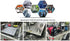 M8 Rubber Studs Shock Absorber Anti-Vibration Isolator Mounts, 4 Packs for Air Compressors, Garage Motors
