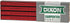 Dixon 19972 Oriole Woodcase Flat Carpenter's Pencil, Medium Red, Dozen