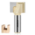 JGZUI 1/2inch Shank Router Bits, 1-1/8"" Diameter, Carbide Tipped Cleaning Bottom Bit for