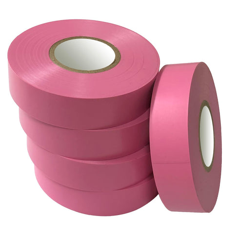 Pink Electrical Tape, 66 feet x 3/4 inch, Waterproof, Strong Adhesive, Vinyl Rubber for 600V & 176?