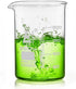 EISCO 250ml Beaker - Low Form with Spout - White, 50ml Graduations - Borosilicate 3.3 Glass