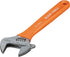 O50712 12-Inch Klein Tools Adjustable Wrench, Extra-Capacity Jaw, Forged Heat-Treated Alloy Steel, SAE, Metric Scales