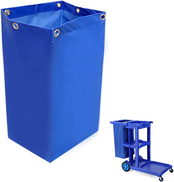 Replacement Janitorial Cart Bag, High Capacity Waterproof Thickened Housekeeping Commercial Janitorial Cleaning