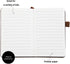 Small Pocket Notebook: Mini Leather Journal in Black