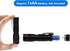 6 Pack Small Mini LED Flashlight, Single Mode Zoomable Flashlights AA Battery Powerful Flashlights with Pocket Clip