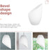 5.31X3.74X3.74In Horseshoe Lampshade Replacement Plastic Light Cover for Floor Lamp Decorative Lamp Shade Easy