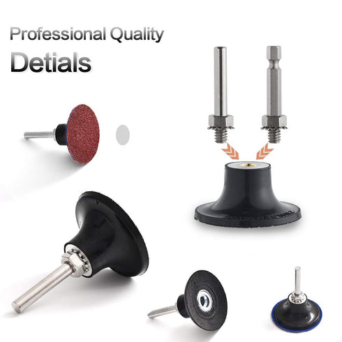 2 Pack 2 1/4 Grinder(2inch 2Pcs) Tshya Quick Change Disc Pad Holder, Disc Holder, with Pcs Shanks for Die