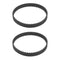 SING F LTD 2pcs 100XL 037 Timing Belt, 50 Teeth 10mm Width Rubber Geared Cogged Belt for Industrial Use
