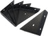VDAMZVO 4Pcs 66mm Corner Brace Brackets, Heavy Duty Triangle Shelf Bracket Metal Corner Brackets, Cold Rolled Steel