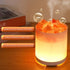 COOZMENT 2-in-1 Interface,7 Himalayan Salt Lamp & Ultrasonic Essential Oil Diffuser, Salt Lamp