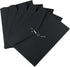 YOKIVE 10 Pack String Envelope File Folder, String Tie Closure Paper Pocket Folders for Office, Black, A5