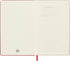 Moleskine Classic Notebook, Large, Dotted, Red Scarlet, Hard Cover, 5 x 8.25