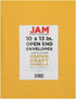 JAM PAPER 10 x 13 Open End Catalog Premium Envelopes - Manila - 100/Pack