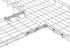 Quest Manufacturing Cable Tray Corner Bar Kit, Zinc (CT0003-03), Silver