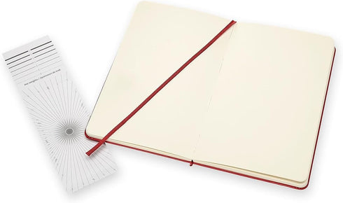 Moleskine Art Sketchbook, Hard Cover, Large (5" x 8.25") Plain/Blank, 104 Pages, Scarlet Red