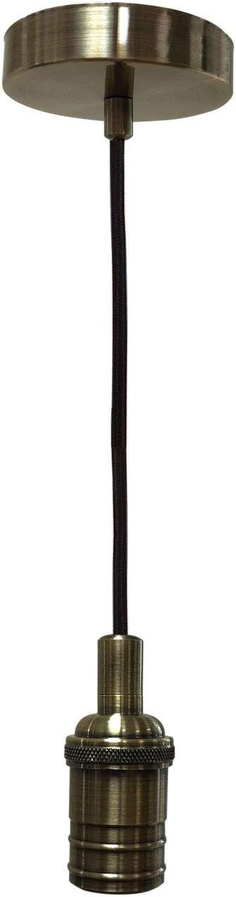 Royal Designs, Inc. Hanging Pendant Lighting, Vintage-Style Keyless Pendant Light Socket and