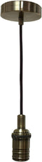 Royal Designs, Inc. Hanging Pendant Lighting, Vintage-Style Keyless Pendant Light Socket and