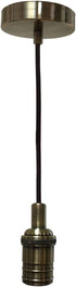 Royal Designs, Inc. Hanging Pendant Lighting, Vintage-Style Keyless Pendant Light Socket and