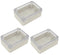 YXQ Clear Cover Junction Box, IP65 Waterproof Dustproof ABS Enclosure Cable Project Case (3pcs, 83x58x33mm)