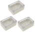 YXQ Clear Cover Junction Box, IP65 Waterproof Dustproof ABS Enclosure Cable Project Case (3pcs, 83x58x33mm)